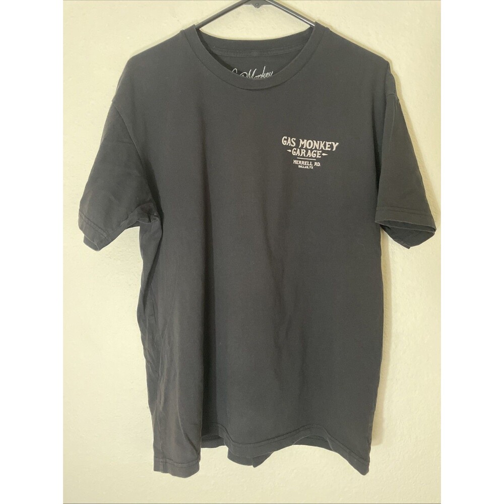 Gas Monkey Garage T-shirt Large Black Richard Rawlings Hot Rod Speed